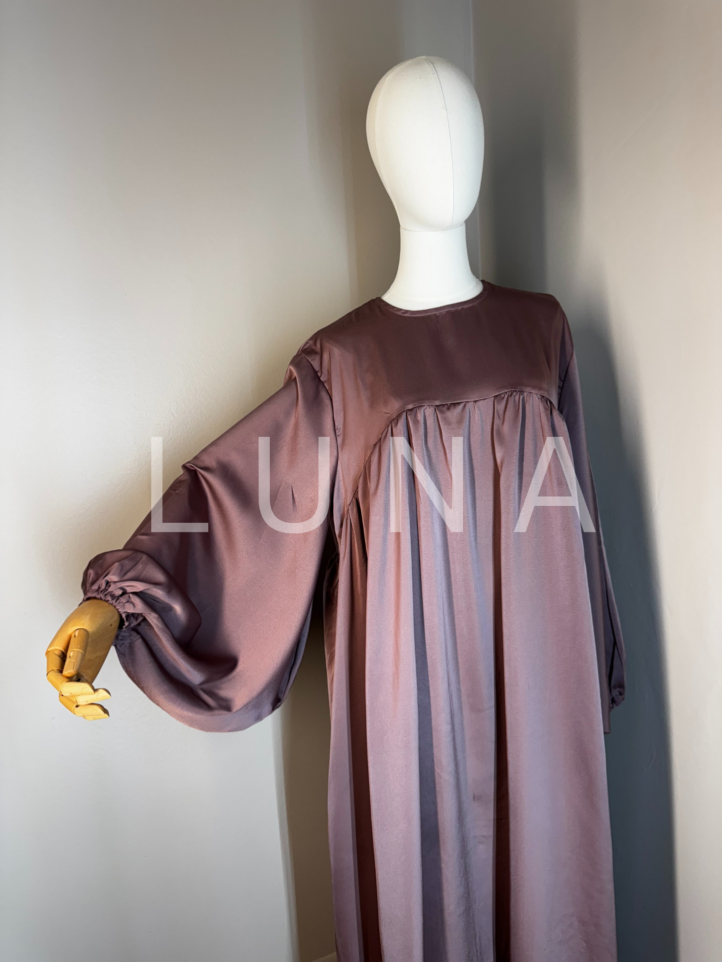 DRESS AMINA - DARK PINK