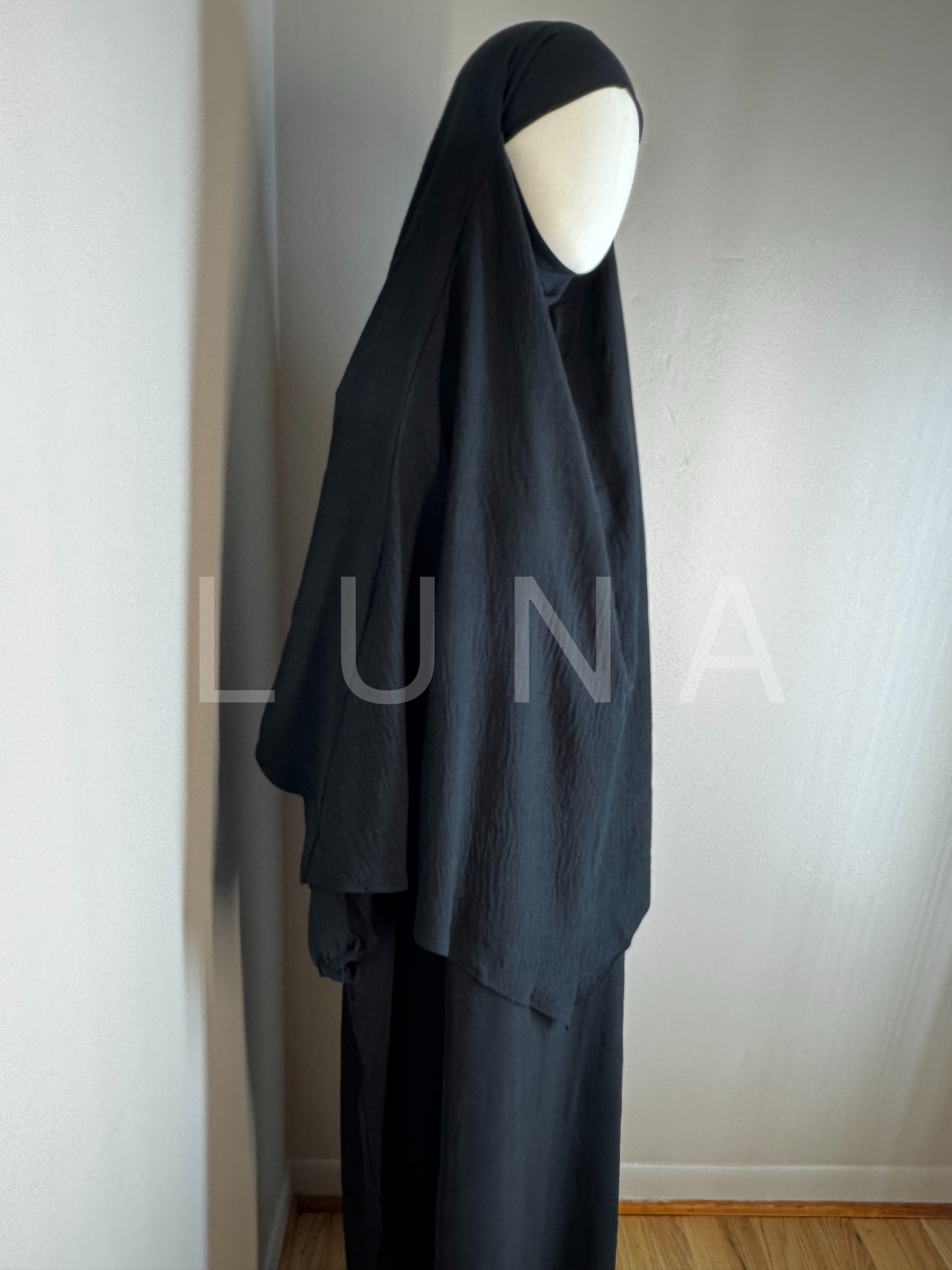 DRESS YASMIN 2 PC - BLACK