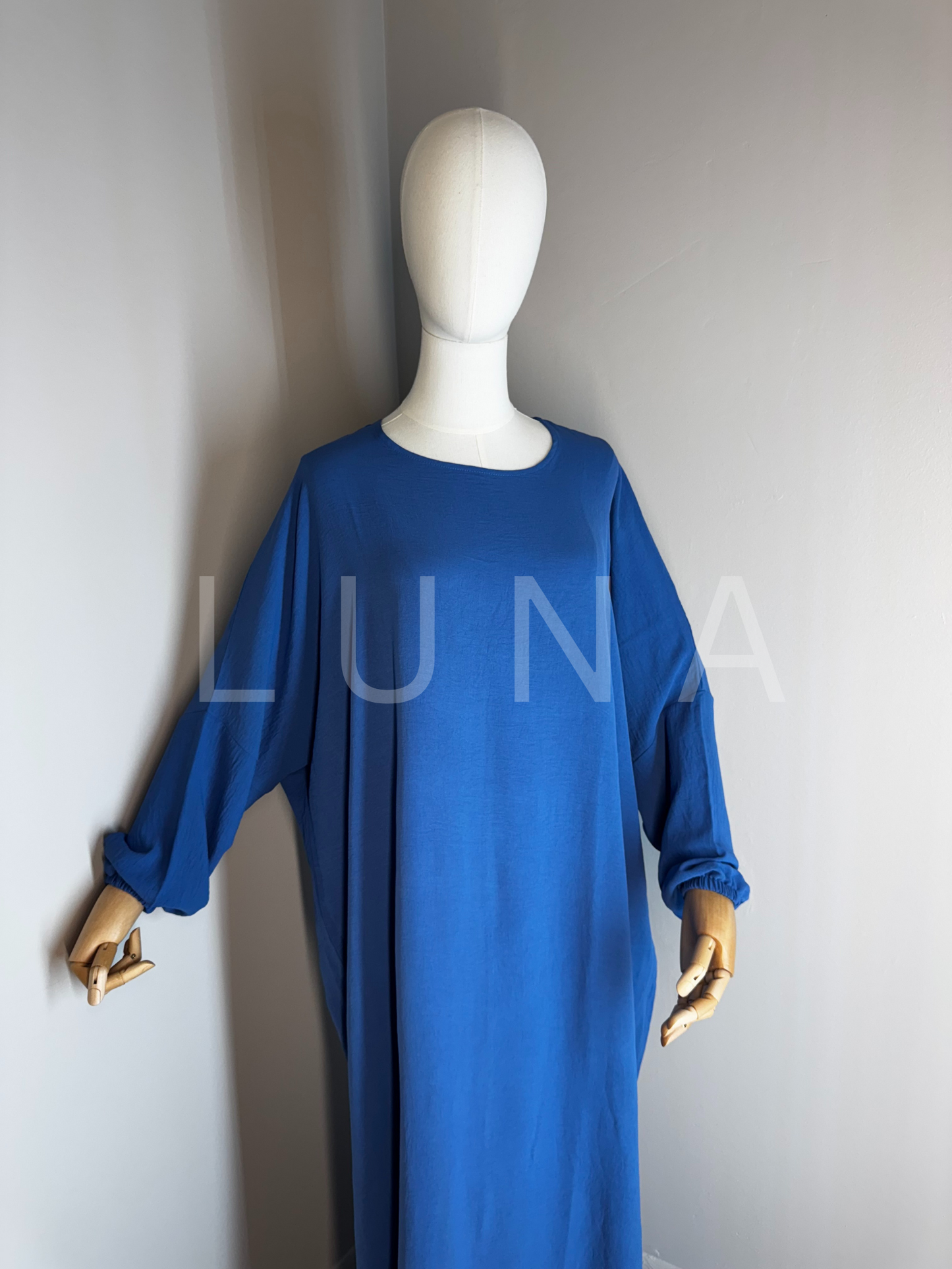 DRESS YASMIN 2 PC - BLUE