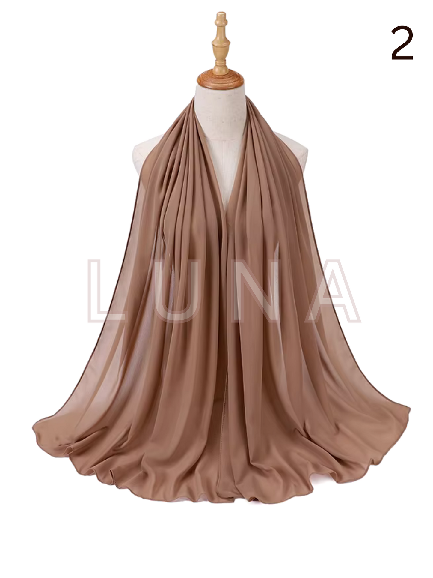 CHIFFON - 9 COLORS