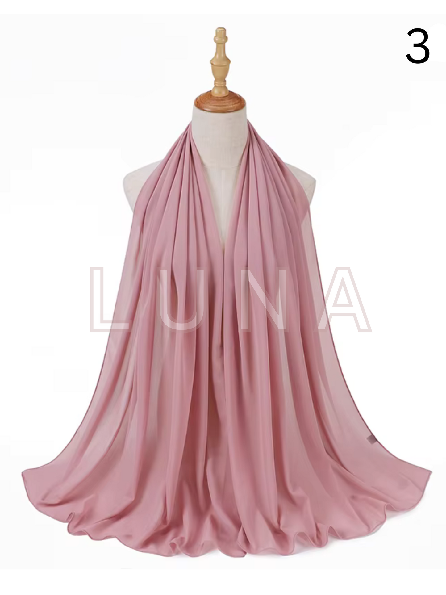 CHIFFON - 9 COLORS